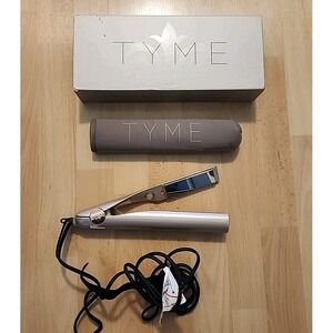 TYME Titanium Straightening & Curling Iron Original With Sleeve